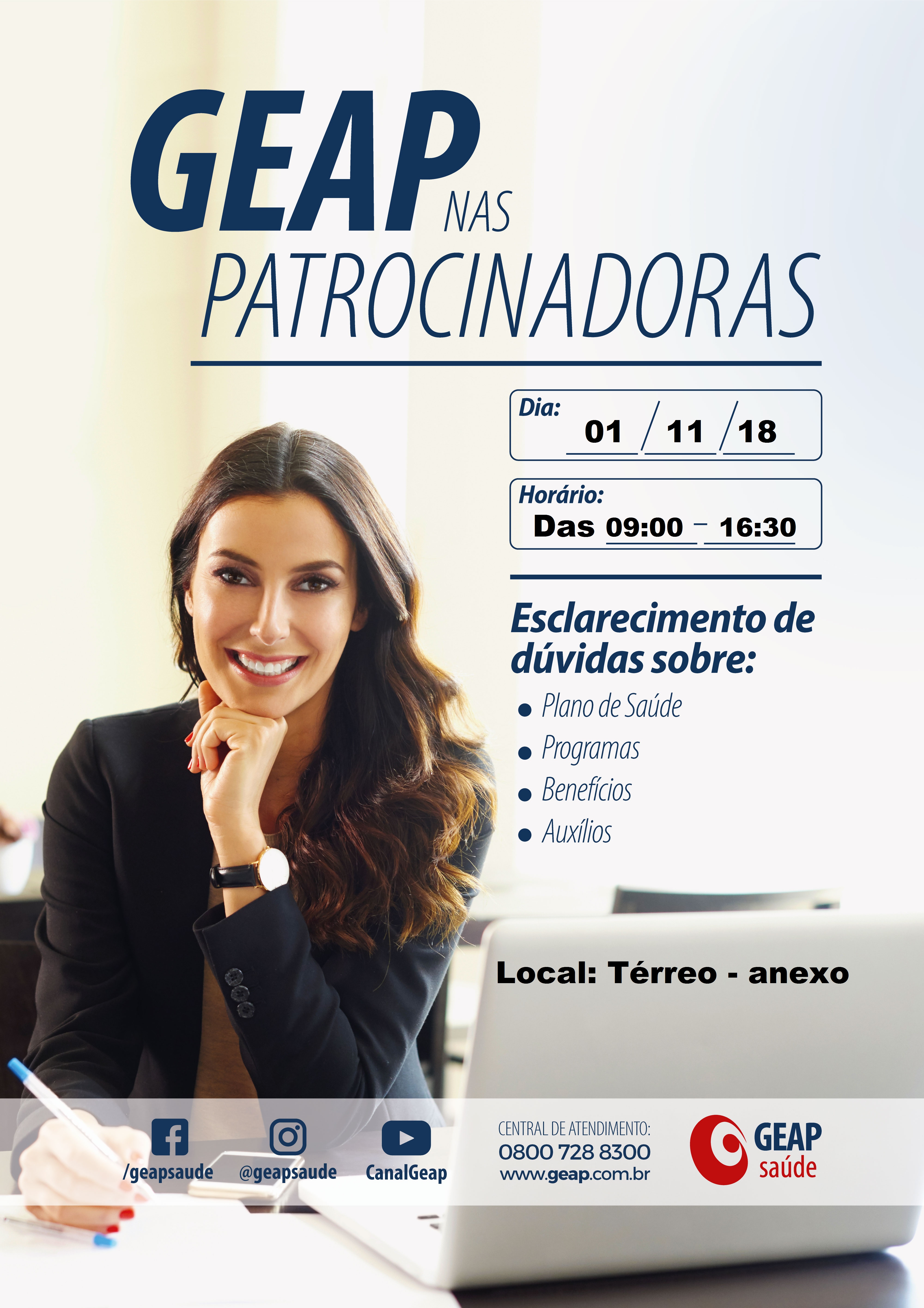 Banner digital GEAP nas patrocinadoras