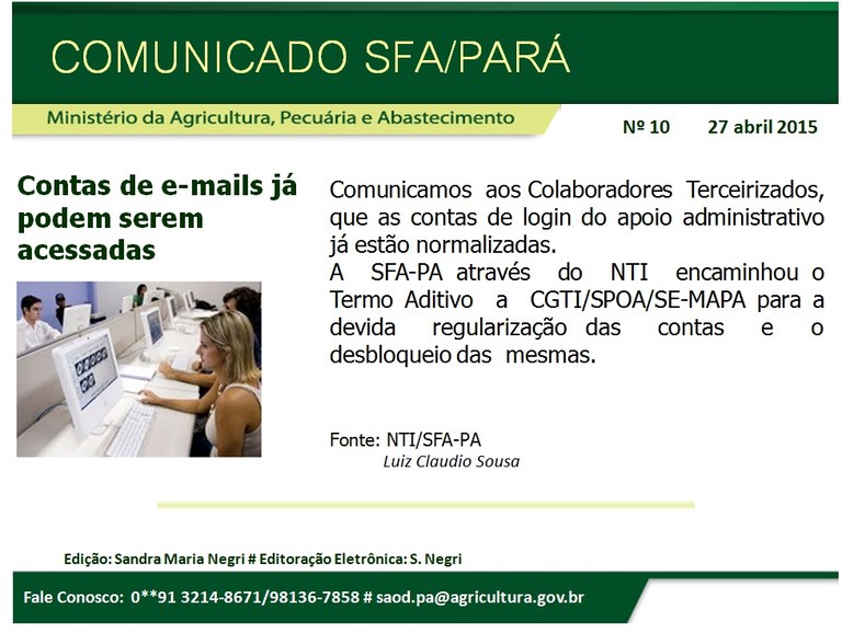COMUNICADO Nº 10 Contas de emails.jpg
