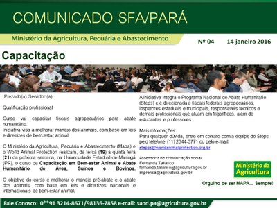 Comunicado SFA-PA Nº 04 - Capacitação 14.01.2016.jpg