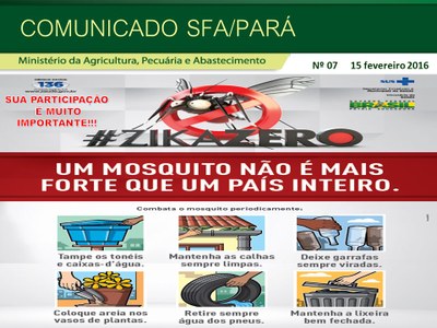 Comunicado SFA-PA Nº 07 - ZIKAZERO 15.02.2016.jpg
