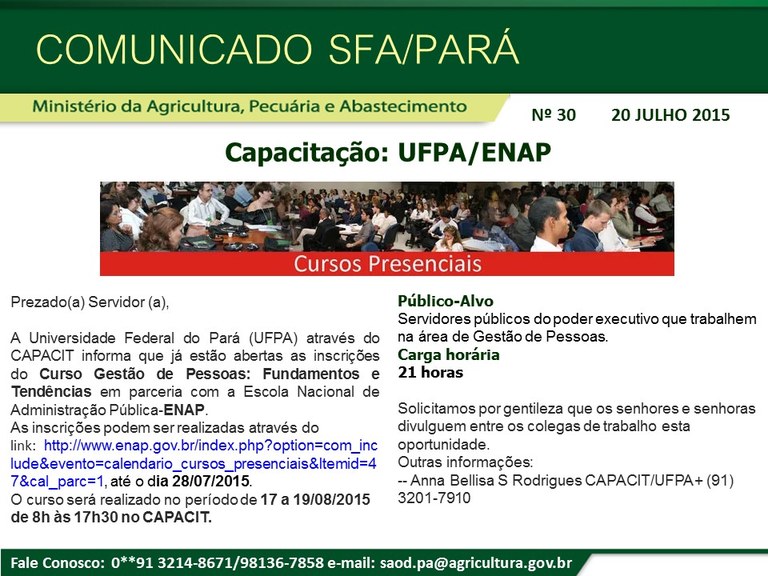 Comunicado SFA-PA Nº 30 - Capacitação.jpg