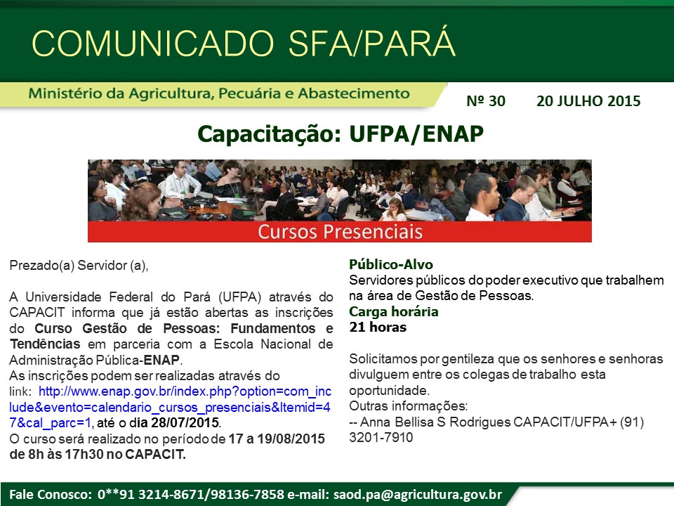 Comunicado SFA-PA Nº 30 - Capacitação.jpg
