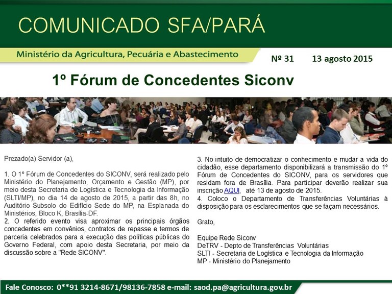 Comunicado SFA-PA Nº 31 - 1 forum de concedentes.jpg