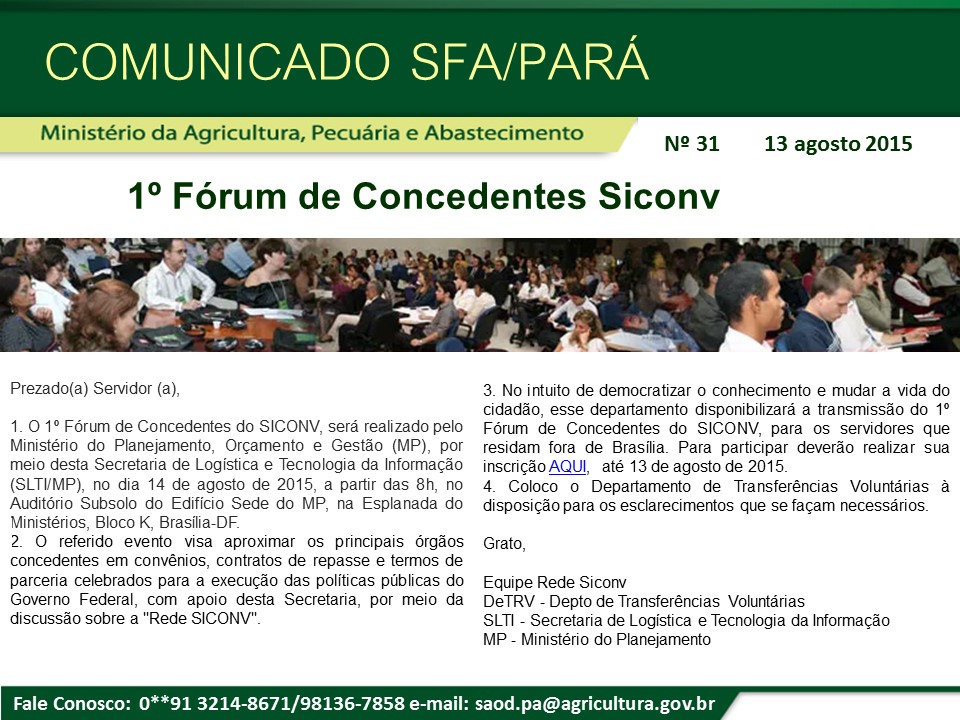 Comunicado SFA-PA Nº 31 - 1 forum de concedentes.jpg