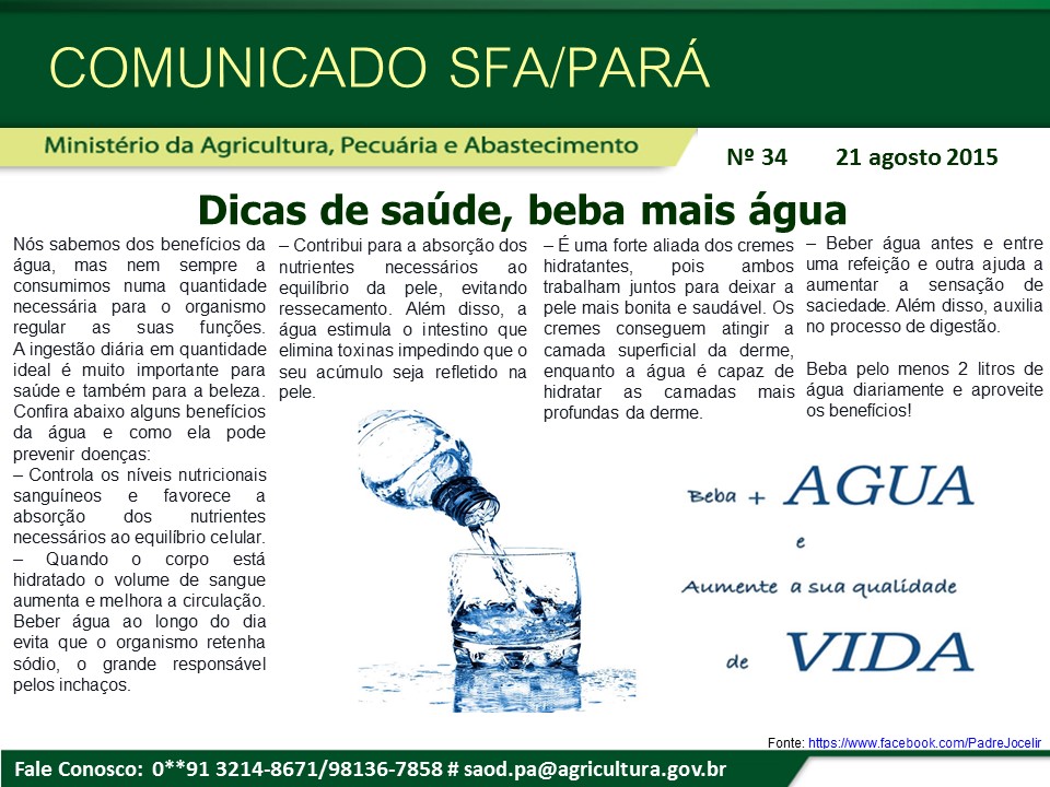 Comunicado SFA-PA Nº 34 - Dicas de Saúde.jpg
